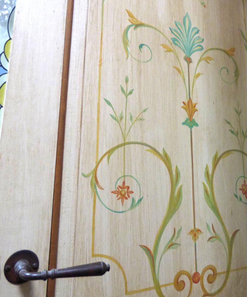 porta in legno artigianale